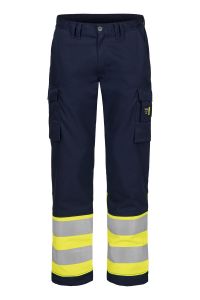 Hi-Vis Ladies trousers, Color: 94 yellow/navy